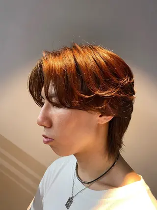 メンズ 心櫻/メンズパーマ/ ニュアンス/フェザーのヘアスタイル