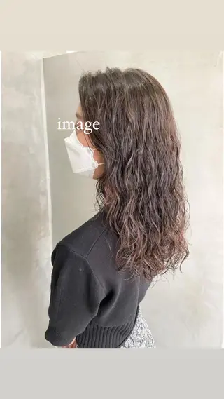 ロング パーマ 🍊mai🍊 似合わせスタイル🌿のヘアスタイル