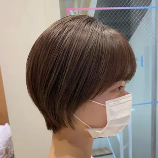 ショート 暖色カラー/似合わせ カット/名古屋/辻のヘアスタイル