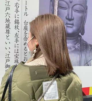 ミディアム カラー じゅんな VENICE/船橋駅のヘアスタイル