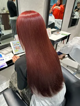 ロング カラー 岡田真瑞🍒🤍 透明感カラー/暖色のヘアスタイル
