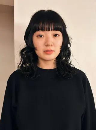 セミロング 似合わせパーマ 🌼カンナのヘアスタイル