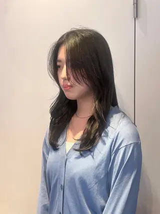 ロング カラー ナチュラル大人っぽい スタイル　MAORIのヘアスタイル