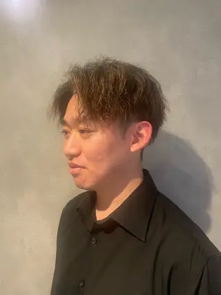 メンズ フリーランスシェアサロンルレイル所属・心斎橋/メンズ /ルレイル/地形真希のヘアスタイル