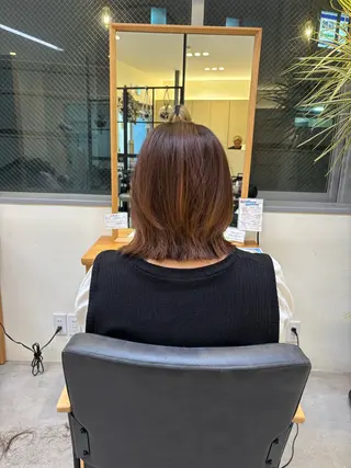ミディアム Hair pocket ritta所属・坂田 汐里のヘアスタイル
