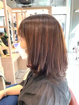 ミディアム 髪質改善NO.1🥇 蒲澤🏆のヘアスタイル