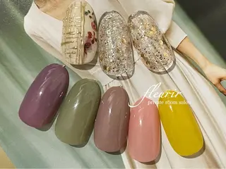 ネイル フルリール 【プライベートサロンのネイルデザイン