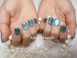 ネイル kao nail マグネット/長さだしのネイルデザイン