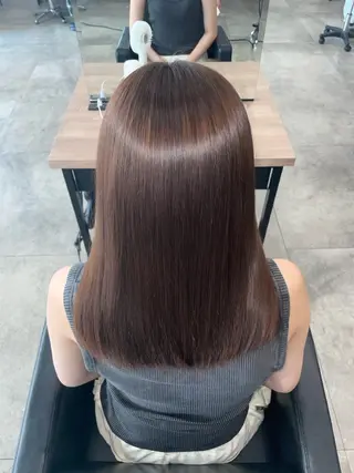 セミロング 艶髪/トリートメント ⭐️KIRARI⭐️のヘアスタイル