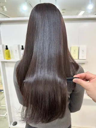 ロング カラー 髪質改善/レイヤー ストウシンゴのヘアスタイル