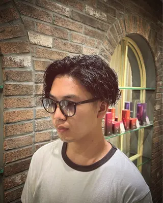 パーマ メンズ THE MAN Leverage NewYork所属・代官山/ メンズ/外国人風ヘアのヘアスタイル