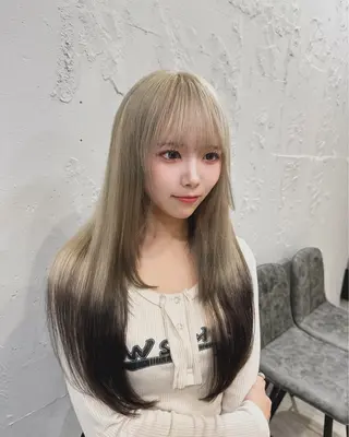 ロング 🪡プルエクステ🪡 カラエク評価◎ユウゴのヘアスタイル