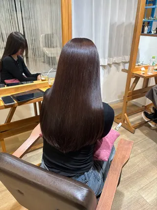 ロング カラー RINNO🌷艶髪/ 透明感&艶カラーのヘアスタイル