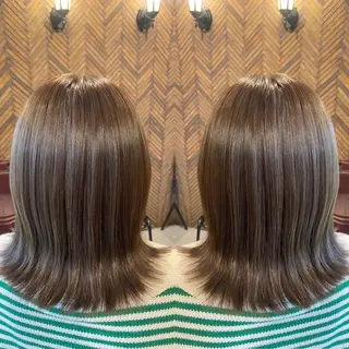 ミディアム カラー tocca 💜石田愛結💜のヘアスタイル