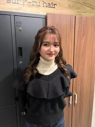 ロング ヘアアレンジ suri-ru hair【スリールヘアー】所属・FURUSAWA AOIのヘアスタイル