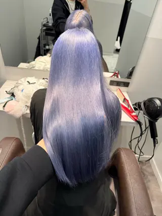 ロング カラー ヘアアレンジ メンズ キッズ SALOWIN所属・ハイトーン美容師 MASATOのヘアスタイル