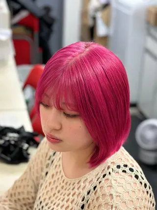 ミディアム カラー 上野 瑞貴のヘアスタイル