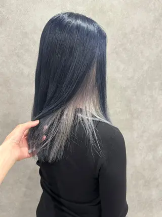 セミロング 髪質改善/ブリーチ毛 縮毛矯正/ MIHOのヘアスタイル