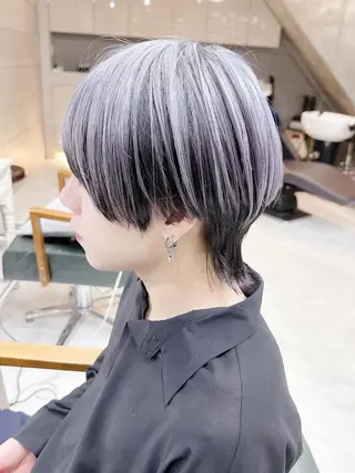 ショート カラー ヘアアレンジ メンズ 𝐑𝐈𝐍𝐊𝐀 🐣🩷のヘアスタイル