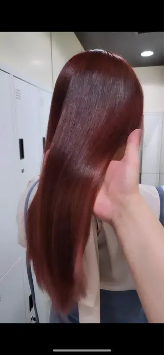 ロング カラー suzuna/暖色/ ヘッドスパ/ヘアケアのヘアスタイル