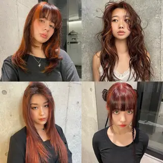 ロング カラー ヘアアレンジ Mizobe misakiのヘアスタイル