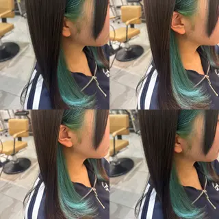 セミロング カラー お客様満足度No.1 🐶柴田みどりのヘアスタイル