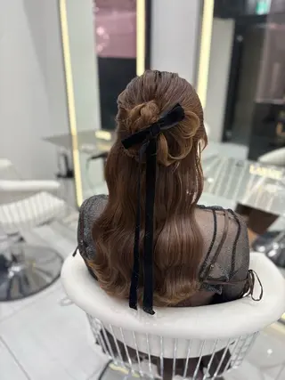 ヘアアレンジ 新宿/韓国ヘア 中明度カラー/かやのヘアスタイル