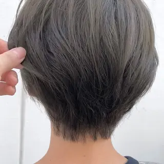 ショート カラー 白髪ぼかし/ショート 特化🌟サトウユキのヘアスタイル