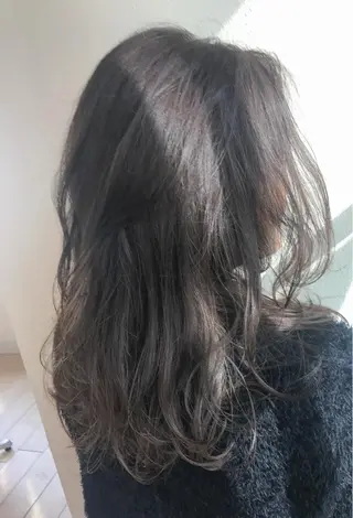 ミディアム カラー 【1日2名様限定】 AFLOAT白川雄副のヘアスタイル