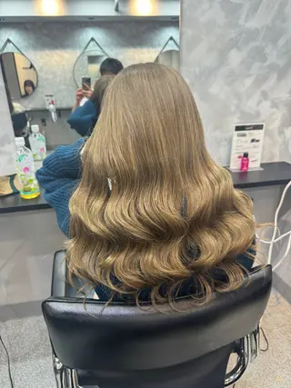 セミロング 👑最高級エクステ 👑新宿/タイセイのヘアスタイル