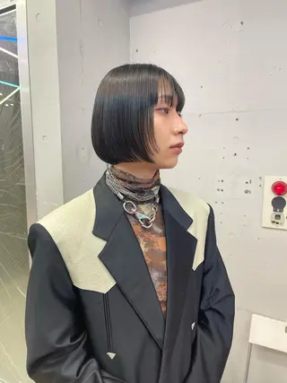 ショート メンズ レイヤーカットとハイ トーン/HIROKIのヘアスタイル