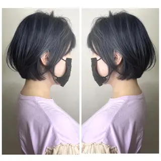ショート カラー 京都大人女性ショート 徒歩1分/秋山のヘアスタイル