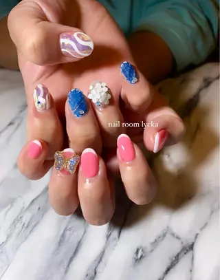 ネイル ﾈｲﾙﾙｰﾑﾘｯｶ 𝐦𝐚𝐲𝐮のネイルデザイン