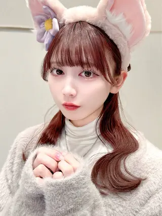 セミロング カラー 韓国ヘア/レイヤー/ 顔まわり/りょーとのヘアスタイル