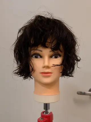 パーマ ショート 鎌田 流沙奈のヘアスタイル