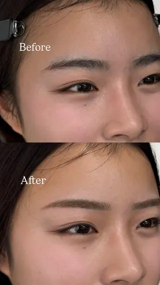 メンズ アイブロウ iBROW. 熊見怜奈の眉毛・アイブロウイメージ