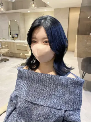 ミディアム カラー Ms.CHARM所属・透明感カラー🌿 グレージュ🐺陽介のヘアスタイル