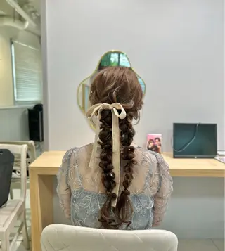 透明感カラー/マツ エクrisa🎀🫧のヘアスタイル