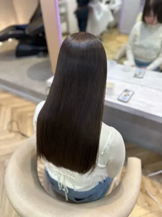 ロング カラー 韓国ヘア/艶髪/ 透明感カラー/つぐみのヘアスタイル