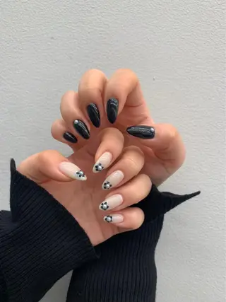 ネイル 束感まつ毛/ネイル/ LED♥KIRARAのマツエク・マツパデザイン