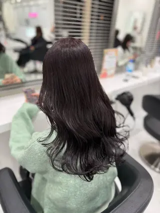 ロング カラー ブリーチなしヘア 🌼ユウカのヘアスタイル