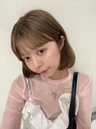 ショート カラー riria/ボブ /ブラウンカラー🎀のヘアスタイル