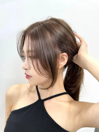 ロング レイヤー×ツヤカラー 渋谷/kougaのヘアスタイル