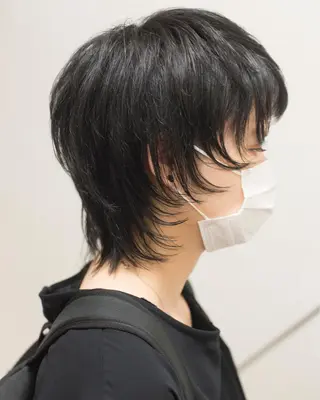 ミディアム カラー 千葉 慎也のヘアスタイル