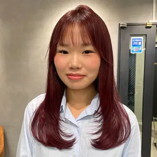 ロング カラー 暖色レイヤー 🥀REIRIのヘアスタイル