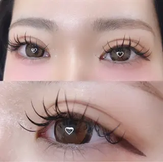 マツエク・マツパ MignonS こはるのヘアスタイル