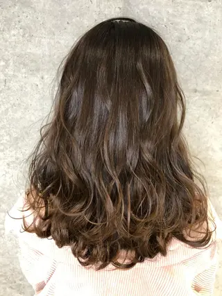 セミロング カラー LA KING GINZA TOKYO所属・🧡ショートの達人 🧡SHOのヘアスタイル