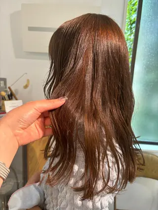 セミロング カラー sakura🌸 レイヤー/韓国ヘアのヘアスタイル