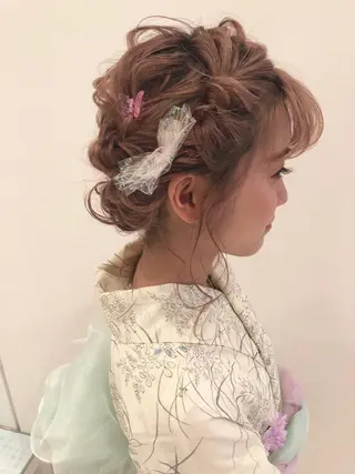 ヘアアレンジ 赤み消し/透明感 🪽◝✩ 武者春花のヘアスタイル