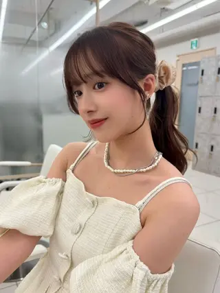 ロング 顔周り🇰🇷韓国 レイヤー/いづみ💞のヘアスタイル